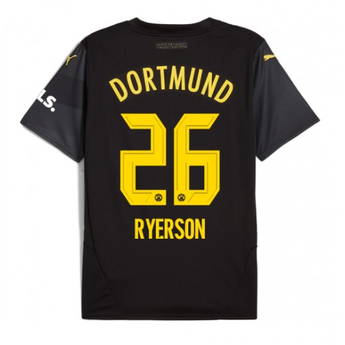 Fotbalové Dres Borussia Dortmund Julian Ryerson #26 Venkovní 2024-25 Krátký Rukáv